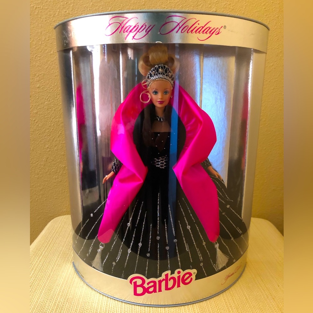 Mattel 1998 Happy Holidays Barbie *Misprint* #20200~NIB
